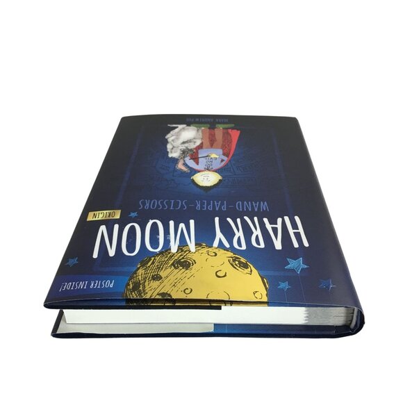 HARRY MOON WAND-PAPER-SCISSORS BOOK BY MARK ANDREW POE HARDCOVER - Picture 2 of 7